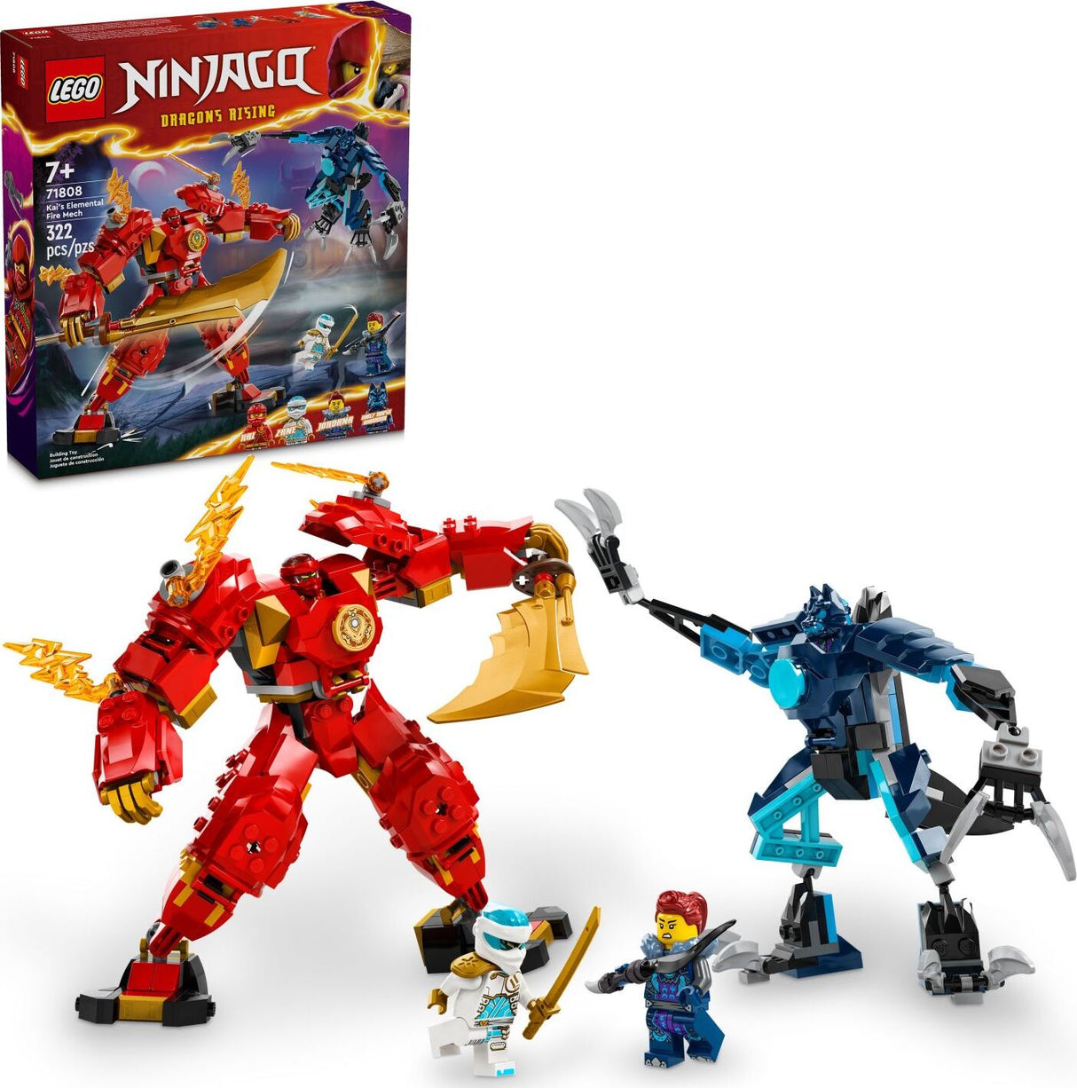 71808 Kai's Elemental Fire Mech - LEGO Ninjago