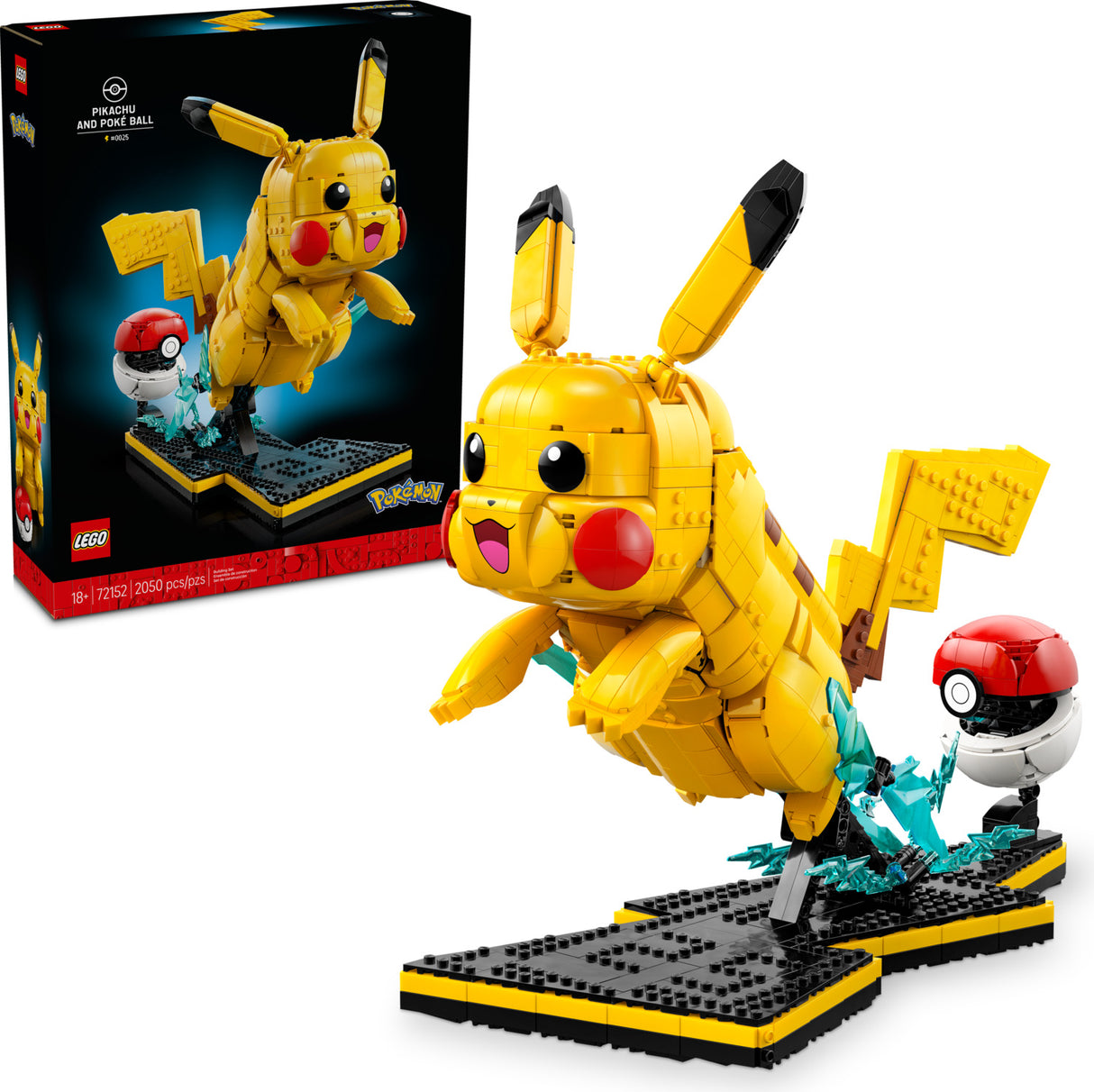 LEGO® Pokémon™ Pikachu and Poké Ball