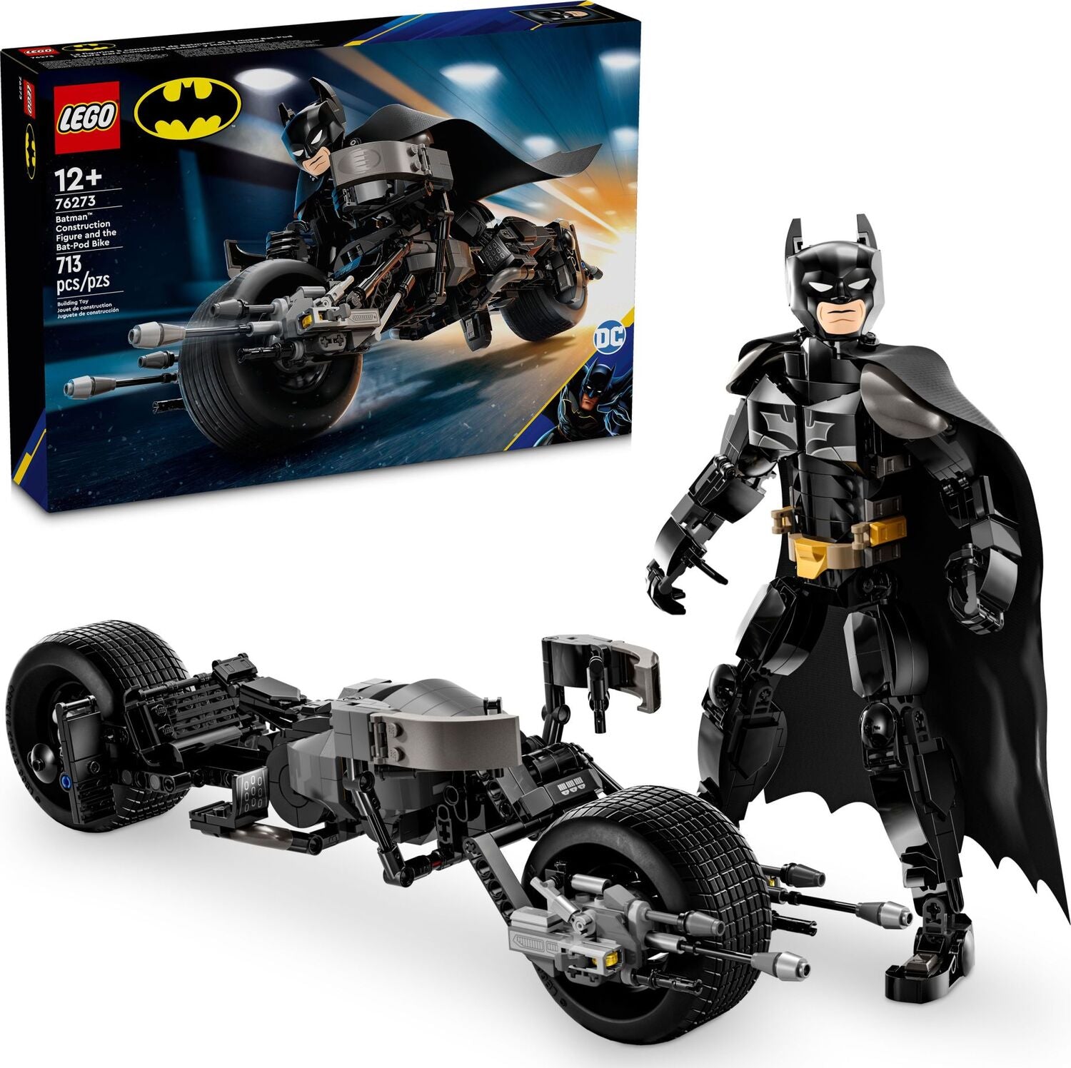 76273 Batman™ Construction Figure and the Bat-Pod Bike - LEGO