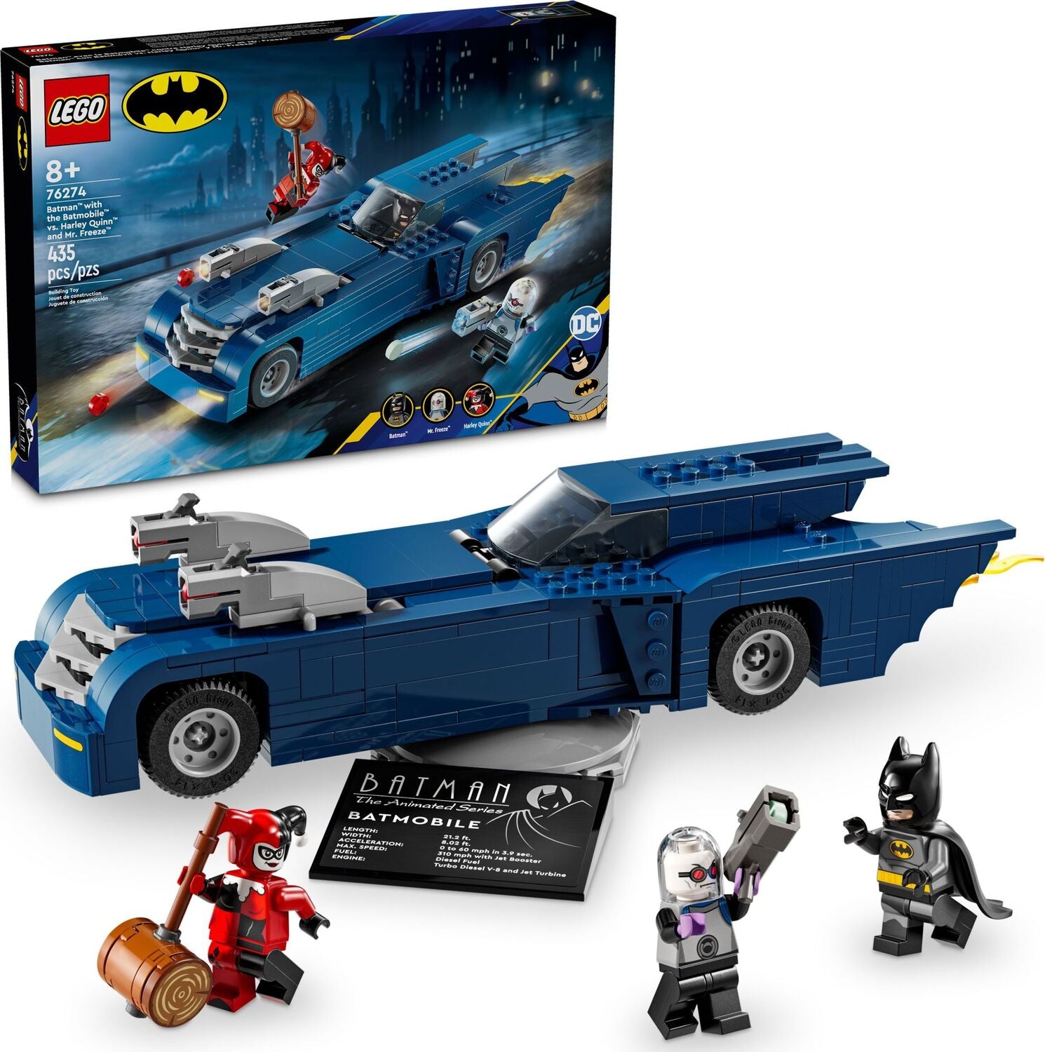 76274 Batman™ with the Batmobile™ vs. Harley Quinn™ and Mr. Freeze