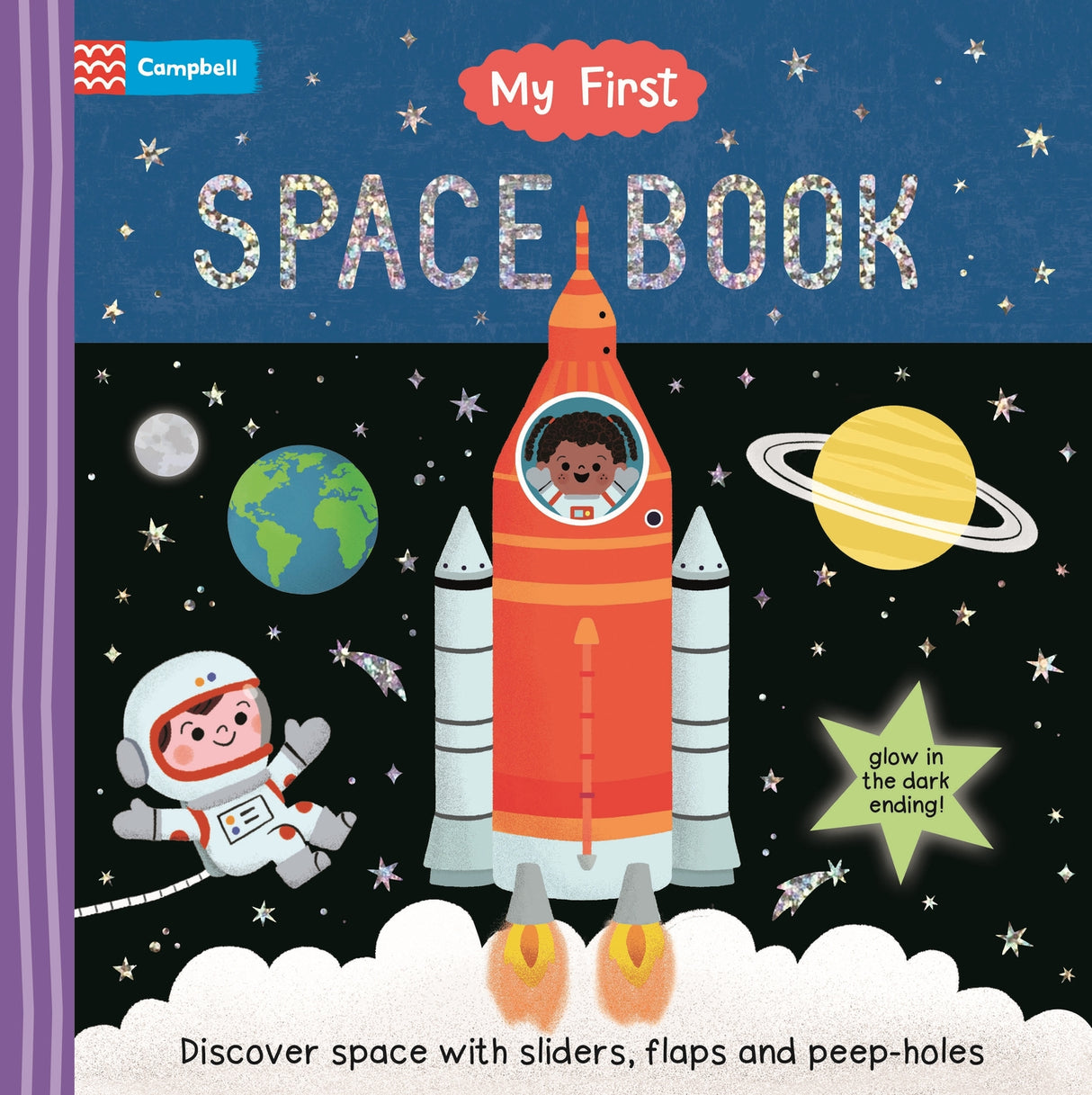 My First Space Book: Discover space with sliders, flaps and peep holes