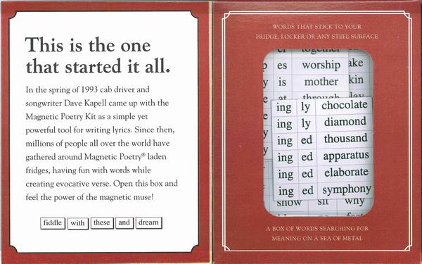 Magnetic Poetry - Original Kit Magnetic Poetry