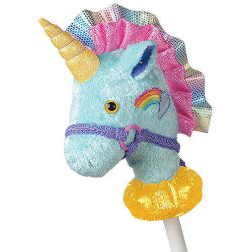 Fancy Prancer Unicorn 33" Stick Horse - Pickup Only