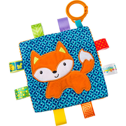 Taggies Crinkle Me Fox Square - 6.5 inch