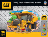 36 Piece Caterpillar Dump Truck Shaped Floor Puzzle MasterPieces Puzzle Co.