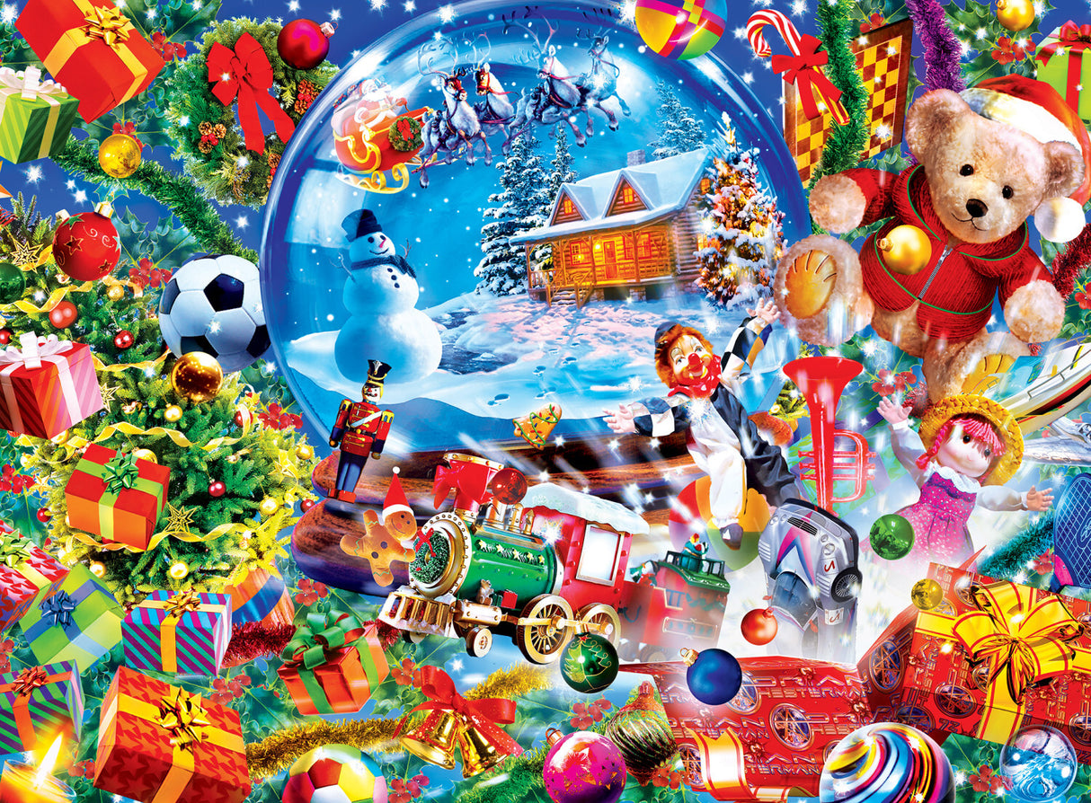 Holiday Dreams 100 Piece Glitter Puzzle