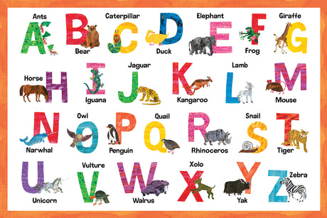 48 Piece Eric Carle Alphabet Floor Puzzle MasterPieces Puzzle Co.