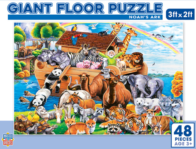 48 Piece Noah's Ark Floor Puzzle MasterPieces Puzzle Co.