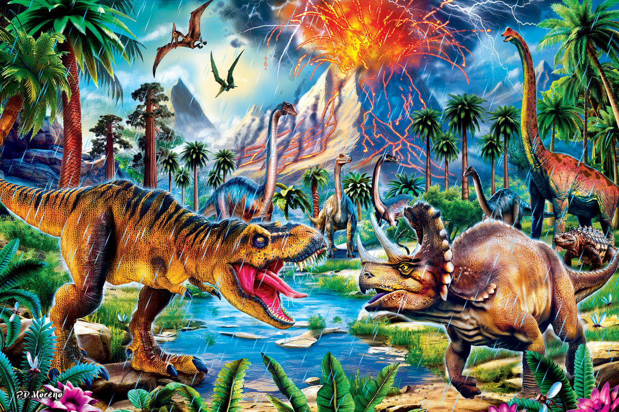 48 Piece Floor Puzzle, Dinosaur World MasterPieces Puzzle Co.