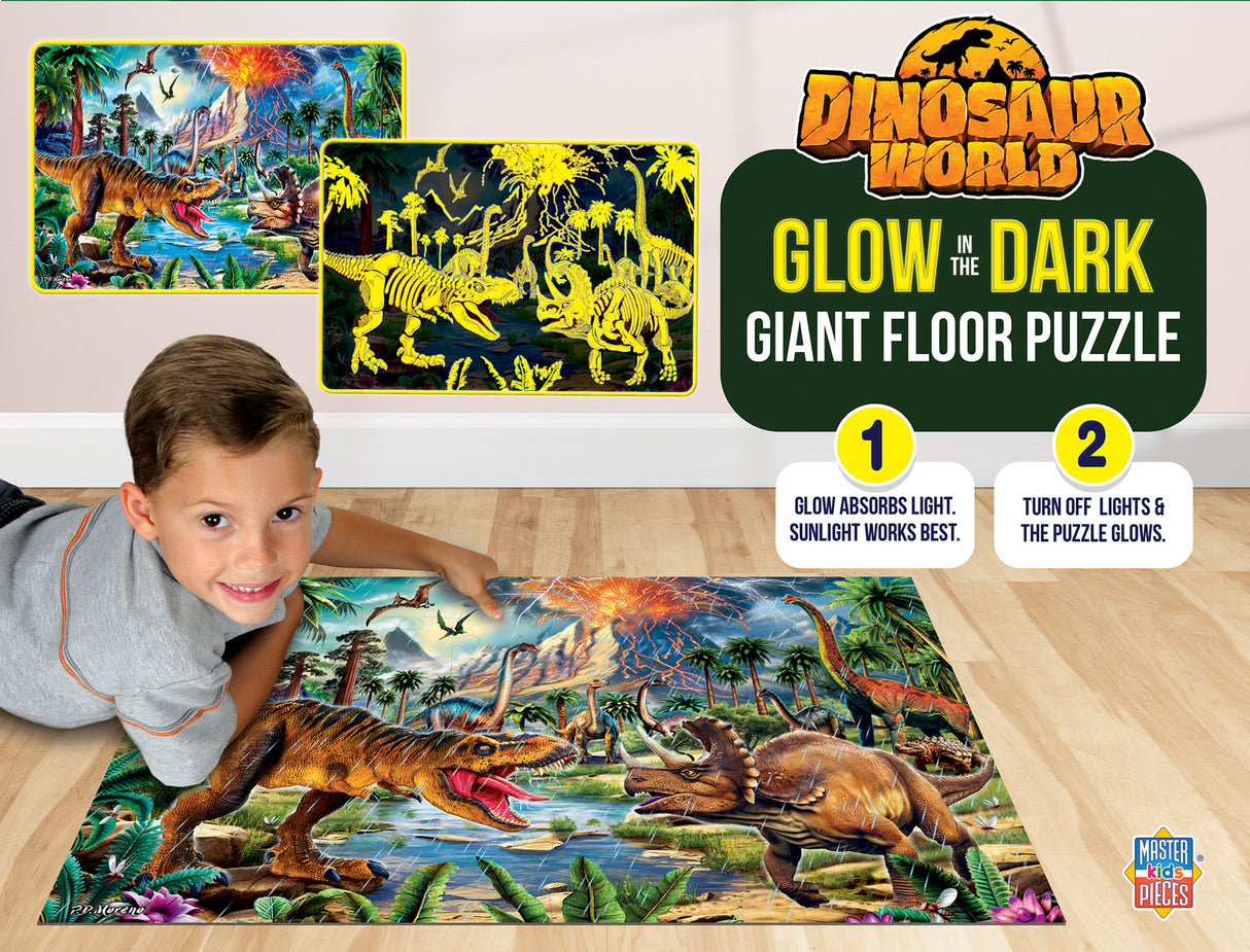 48 Piece Floor Puzzle, Dinosaur World MasterPieces Puzzle Co.