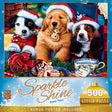 Holiday Glitter - Santa Paws 500 Piece Puzzle