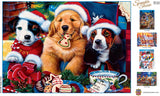 Holiday Glitter - Santa Paws 500 Piece Puzzle