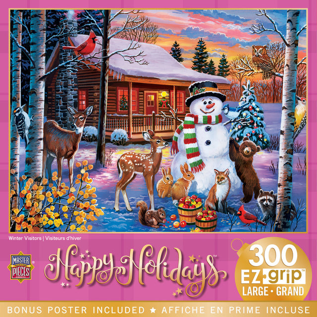 Holiday - Winter Visitors 300 Piece EZ Grip Puzzle