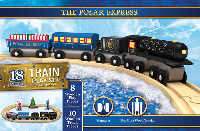 Polar Express 18pc Wood Toy Train Set