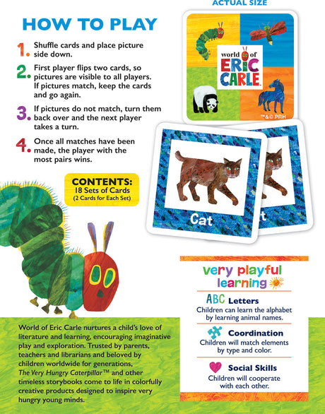 World of Eric Carle Matching Game