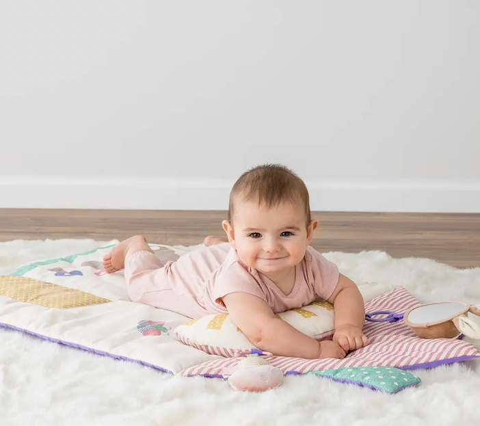 Tummy Time Cottage Baby Play Mat