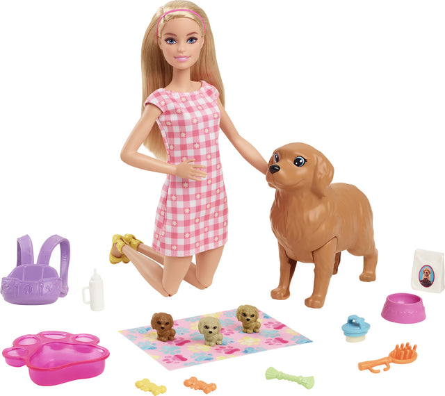 Barbie Doll And Pets