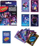  UNO KPop Demon Hunters Card Game for Kid, Adult & Family Nights with Movie-Inspired Deck