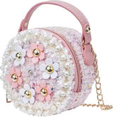 Flower Tweed Mini Purse (assorted)