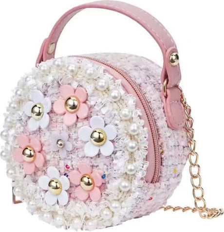 Flower Tweed Mini Purse (assorted)