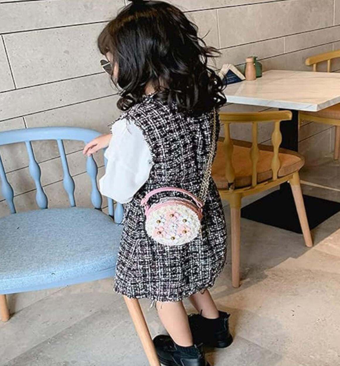 Flower Tweed Mini Purse (assorted)