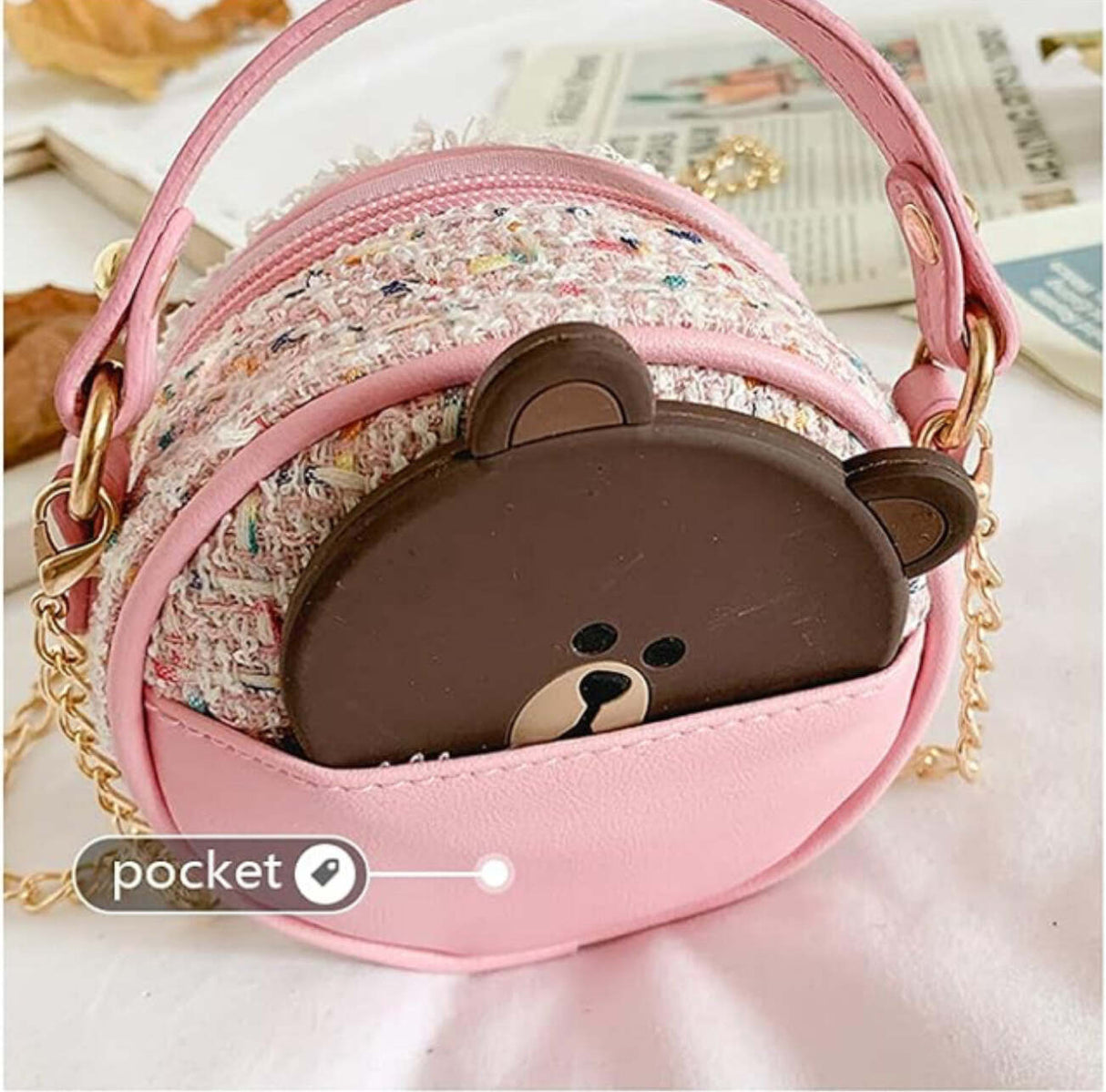 Flower Tweed Mini Purse (assorted)