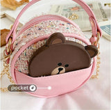 Flower Tweed Mini Purse (assorted)