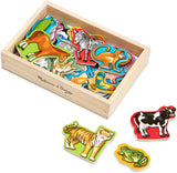 Wooden Animal Magnets