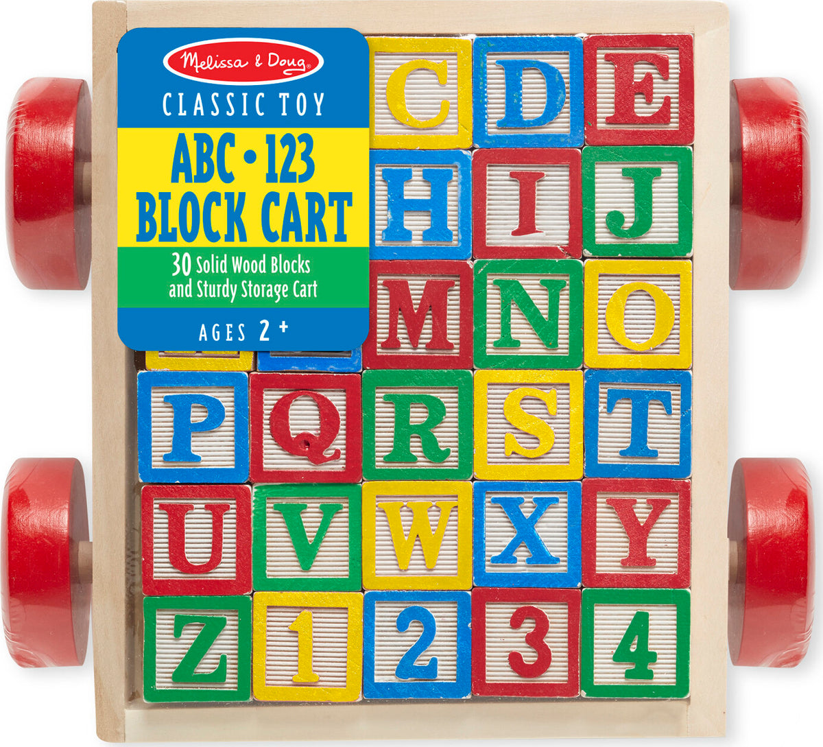 Classic ABC Block Cart (UC)