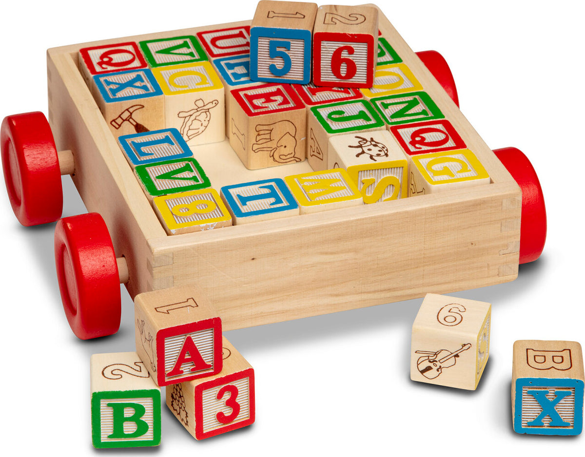 Classic ABC Block Cart (UC)