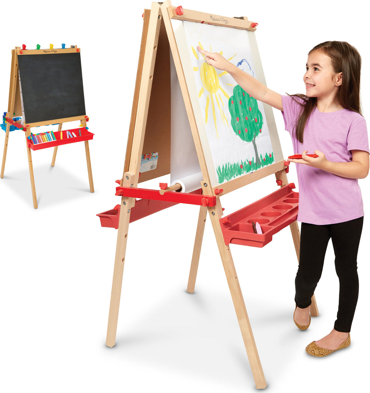 Deluxe Wooden Standing Art Easel - Pickup Only