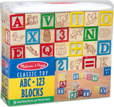 Wooden ABC/123 Blocks