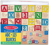 Wooden ABC/123 Blocks