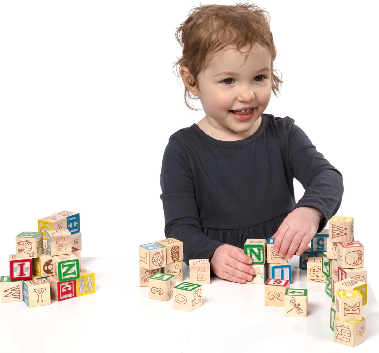 Wooden ABC/123 Blocks