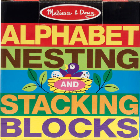 Alphabet Nesting and Stacking Blocks (UC)