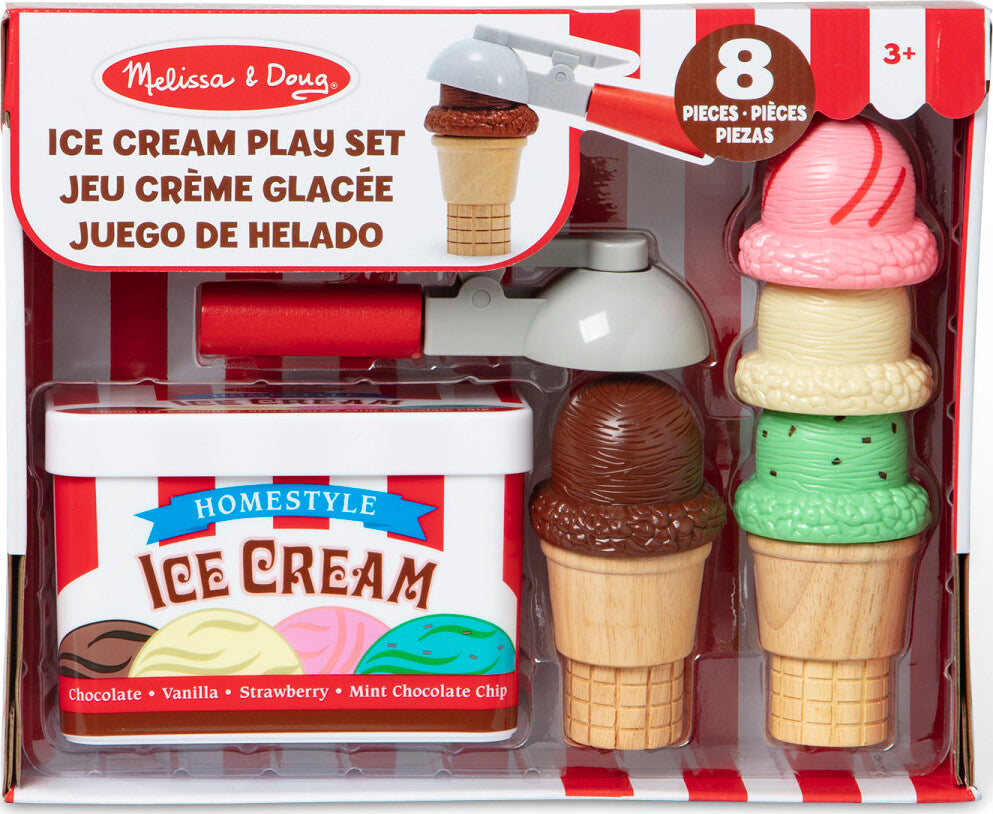 Ice Cream Scoop Set Play Food