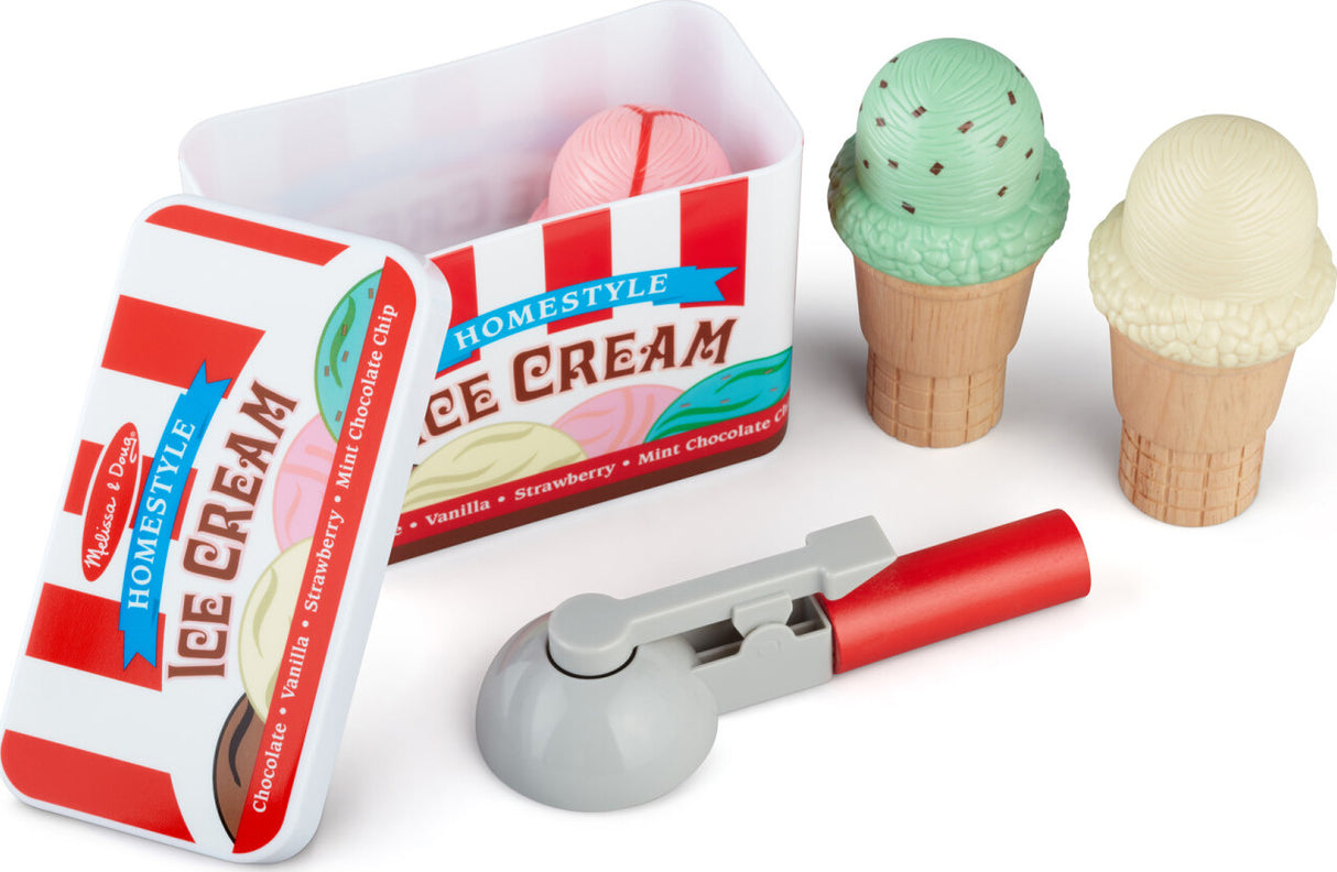 Ice Cream Scoop Set Play Food