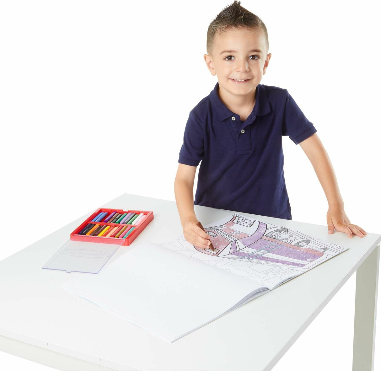 Jumbo Coloring Pad - Vehicles