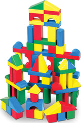 100 Piece Wooden Blocks Set