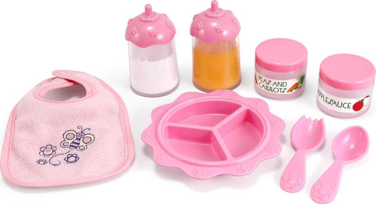 Mine to Love Baby Food & Bottles Play Set