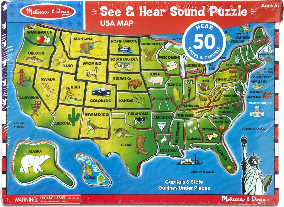 United States of America Sound Puzzle - 40 Pieces