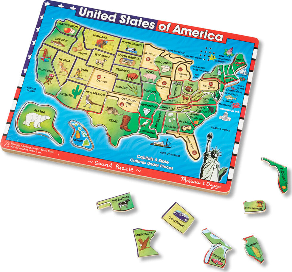 United States of America Sound Puzzle - 40 Pieces