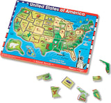 United States of America Sound Puzzle - 40 Pieces