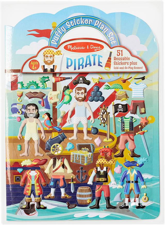 Puffy Sticker Play Set - Pirate
