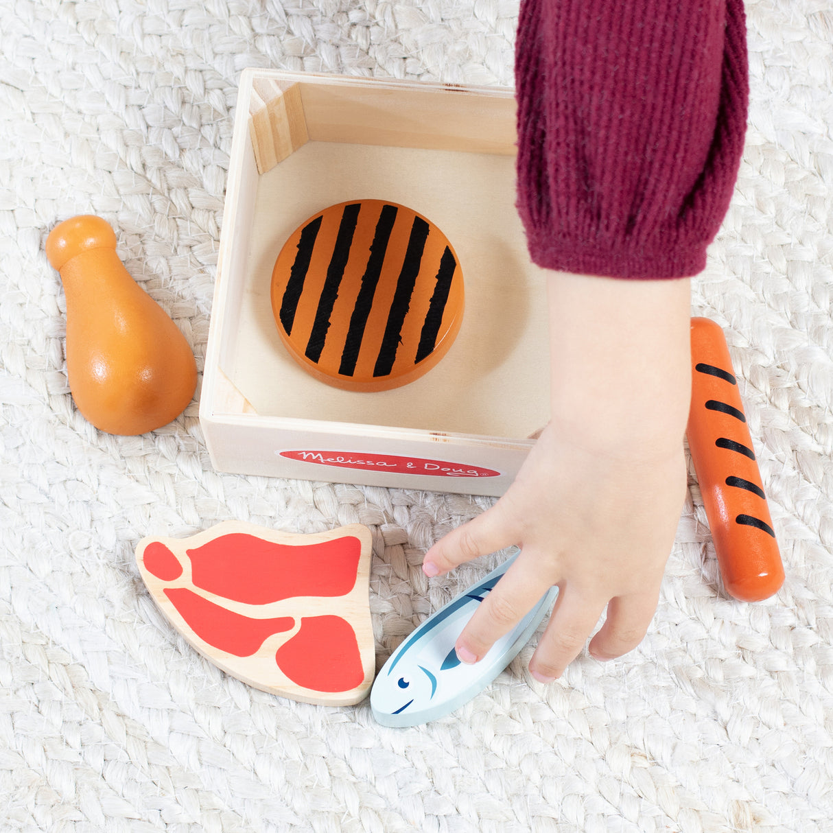 Wooden Food Groups Play Set - Protein