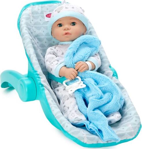 Soft Gray Car Seat/Carrier (18" doll)