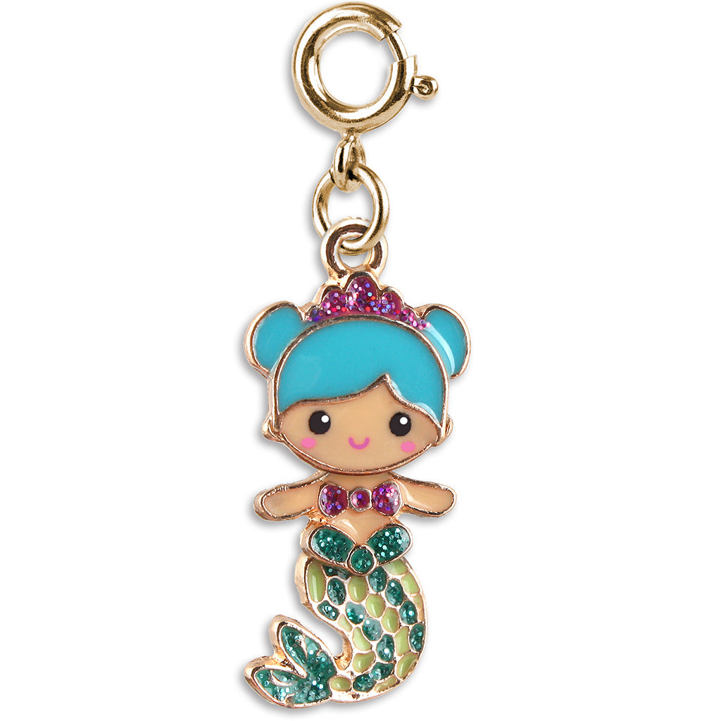 Gold Swivel Mermaid Charm