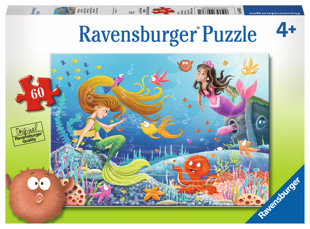 60 Piece Puzzle, Mermaid Tales