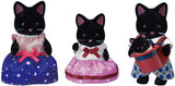 Calico Critters Midnight Cat Family