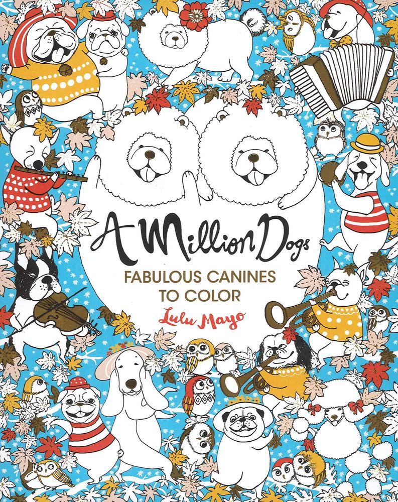 A Million Dogs Coloring Book